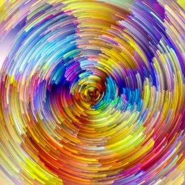 Elements of Painter Palette Stock Illustration