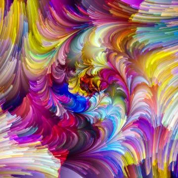 Elements of Painter Palette Stock Illustration