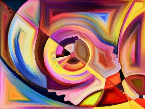 Elements of Perception Stock Illustration