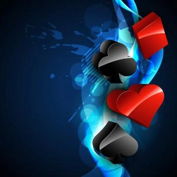 Elements of playing card 스톡 일러스트