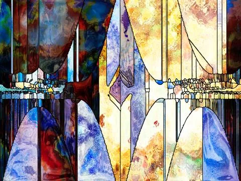 Elements of Shape Division Stock Illustration