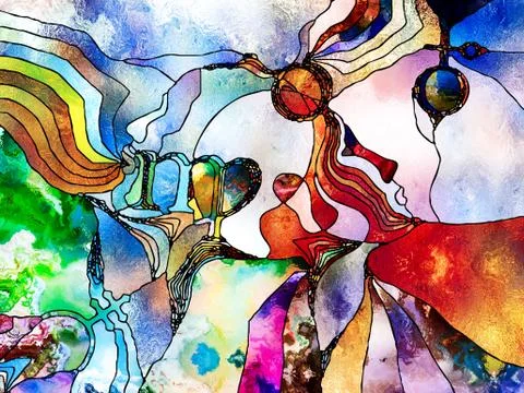 Elements of Shape Division 스톡 일러스트