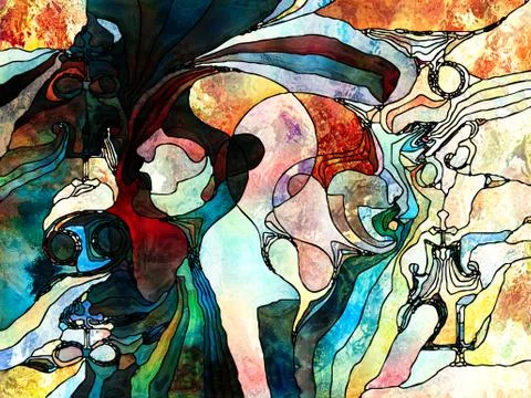 Elements of Shape Division 스톡 일러스트