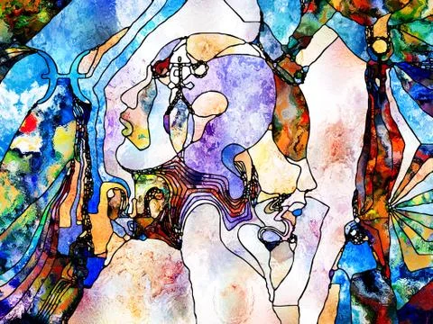 Elements of Shape Division 스톡 일러스트