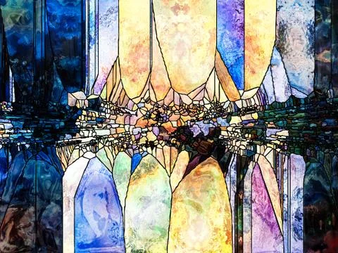 Elements of Shape Division Illustrazione stock