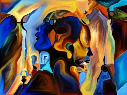 Elements of Shape Division Illustrazione stock