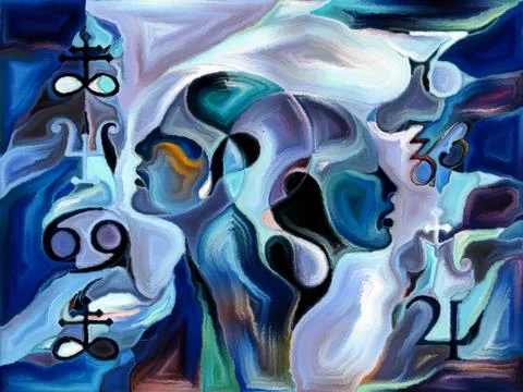 Elements of Shape Division 스톡 일러스트