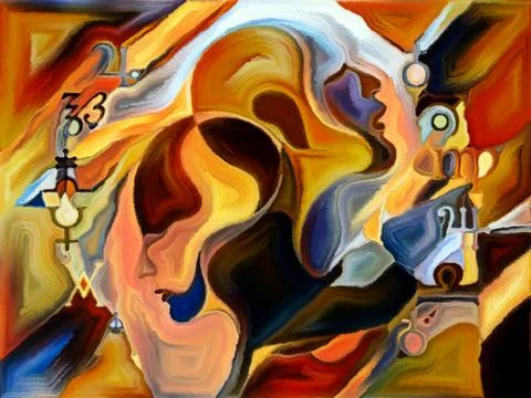 Elements of Shape Division Stockillustratie