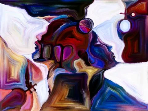 Elements of Shape Division Illustrazione stock