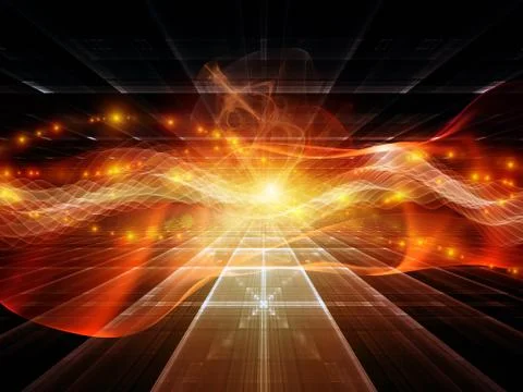 Elements of the Sine Wave Illustrazione stock