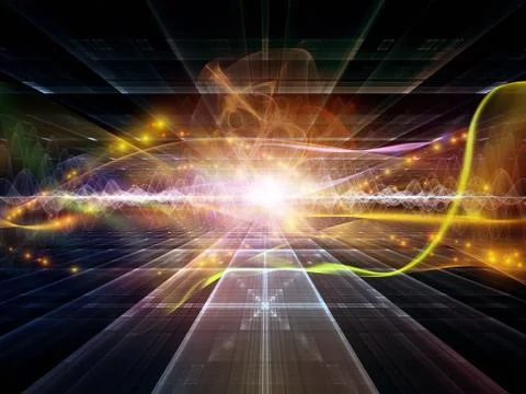 Elements of the Sine Wave Stock Illustration