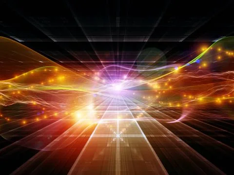 Elements of the Sine Wave Stock Illustration