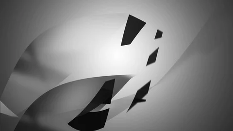 Elements slow moving in black and white colors Video stock 115161873