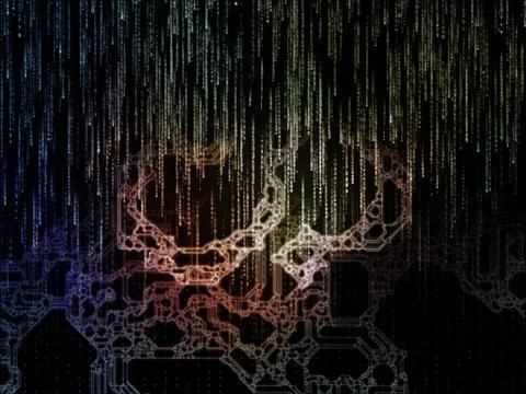 Elements of Space Division Illustrazione stock