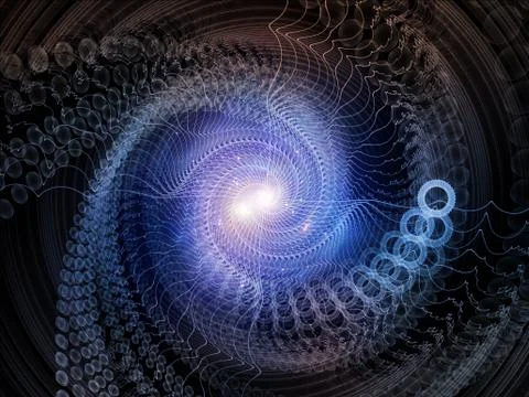 Elements of Spiral Stock Illustration