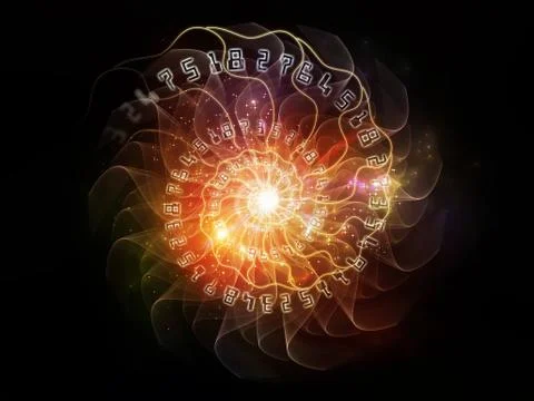 Elements of Spiral Stock Illustration