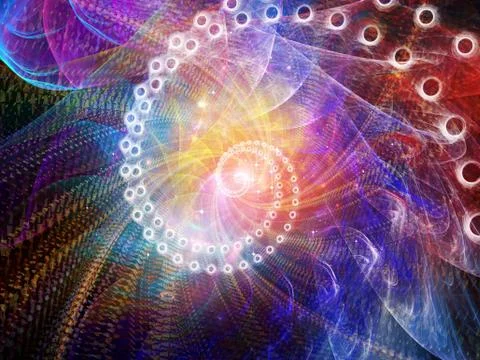 Elements of Spiral Stockillustratie