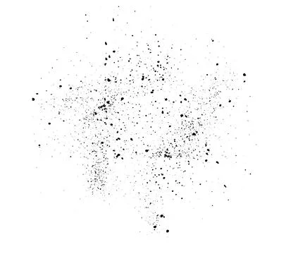 Elements of spray paint,  ink blots. Vector illustration Stock Illustration