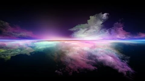 Elements of Sunset 스톡 일러스트