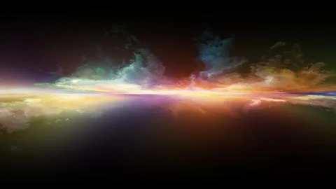 Elements of Sunset Illustrazione stock