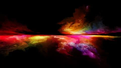 Elements of Sunset 스톡 일러스트