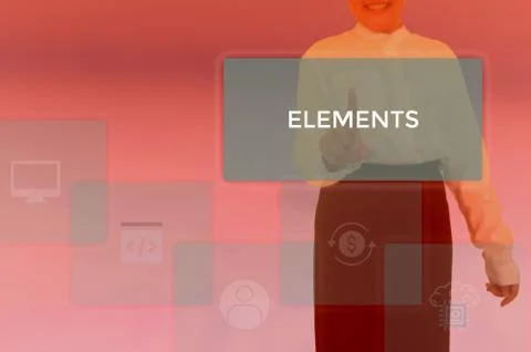 ELEMENTS - technology and business concept Stock Photos