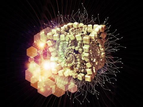 Elements of Technology Illustrazione stock