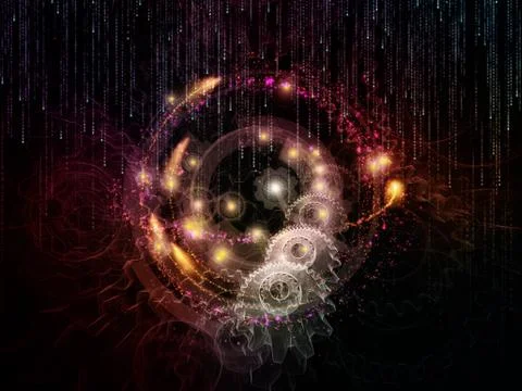 Elements of Technology Illustrazione stock