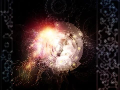 Elements of Technology Stock Illustration