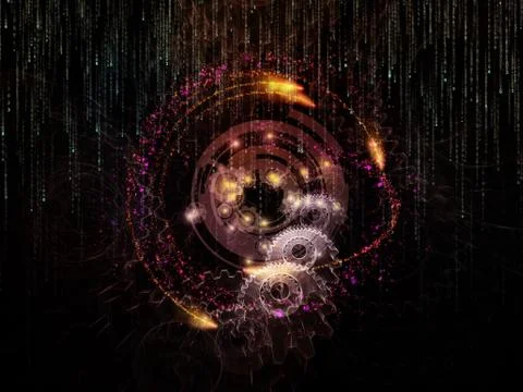 Elements of Technology Stock Illustration