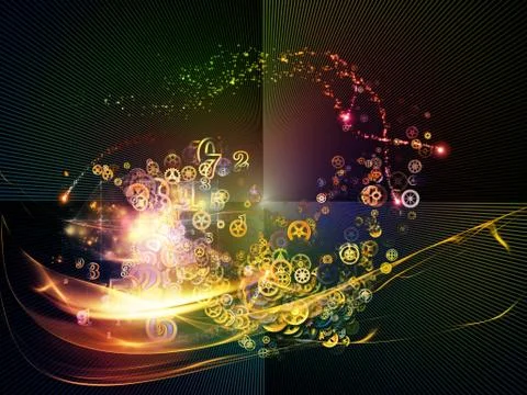 Elements of Technology Stock Illustration