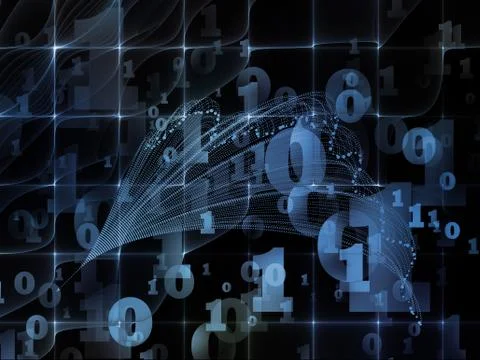 Elements of Technology Links Stock Illustration