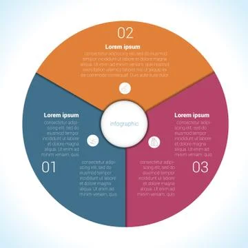 Elements For Template infographic three position Stockillustratie