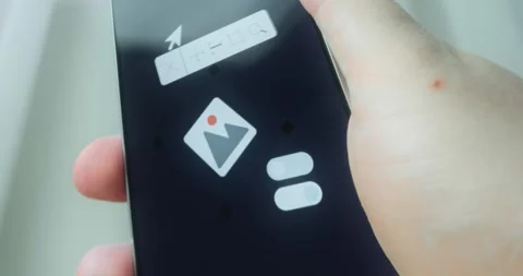 Elements of a user interface from a design software, presentation Stock Footage 313443277