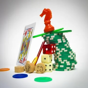 Elements of a variety of games 库存照片