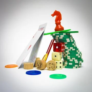 Elements of a variety of games Stock Photos