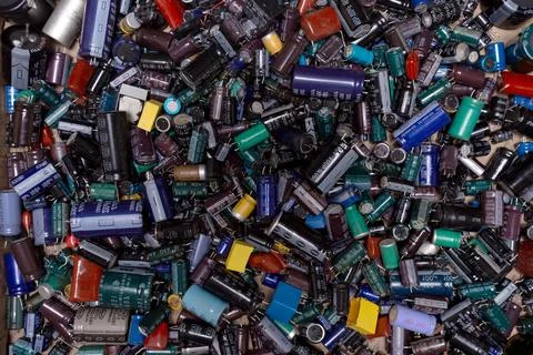 Elements of various objects and metal products for design solutions, close-up Stock Photos