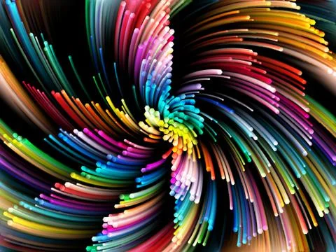 Elements of Vibrant Circle Stockillustratie