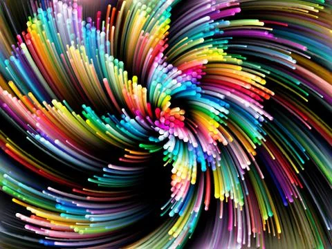 Elements of Vibrant Circle Stockillustratie