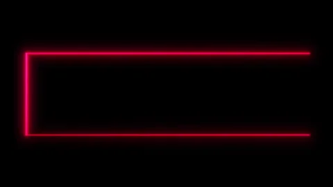 Elements of video presentation, red frames different sizes seamless loop borders Video stock 313904970