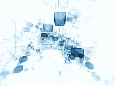 Elements of Virtual Space Ilustración de archivo