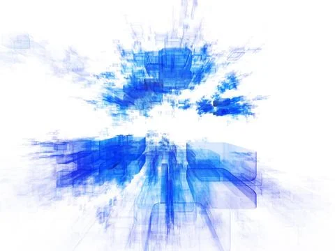 Elements of Virtual Space Stockillustratie