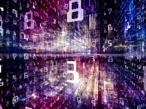 Elements of Virtual World Illustrazione stock gratuita