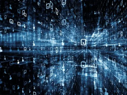 Elements of Virtual World Stockillustratie