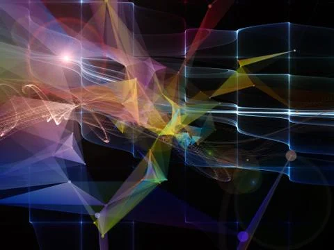 Elements of Virtual World Illustrazione stock