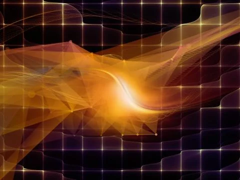 Elements of Virtual World Stock Illustration