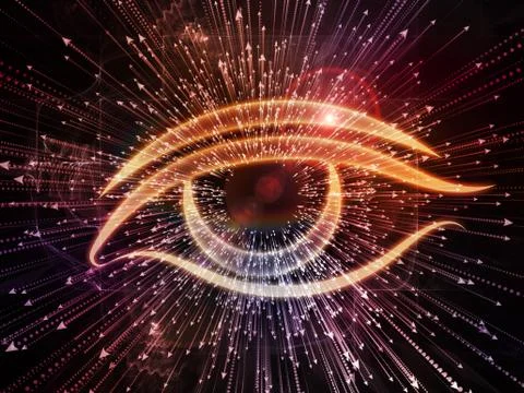 Elements of Visual Information Stock Illustration