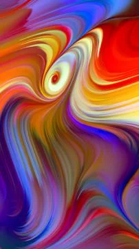 Elements of Vivid Palette Stock Illustration