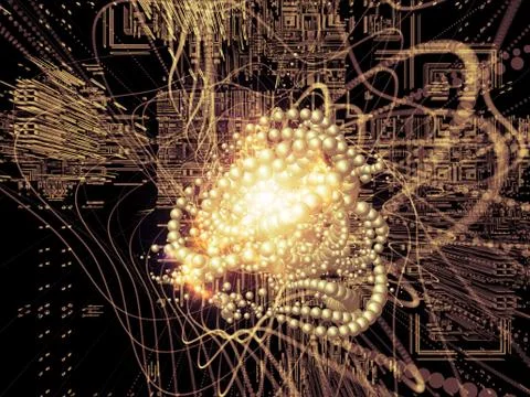 Elements of Wave Particle 스톡 일러스트