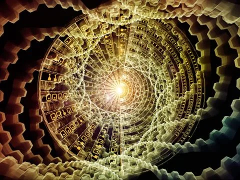 Elements of World of Numbers Illustrazione stock